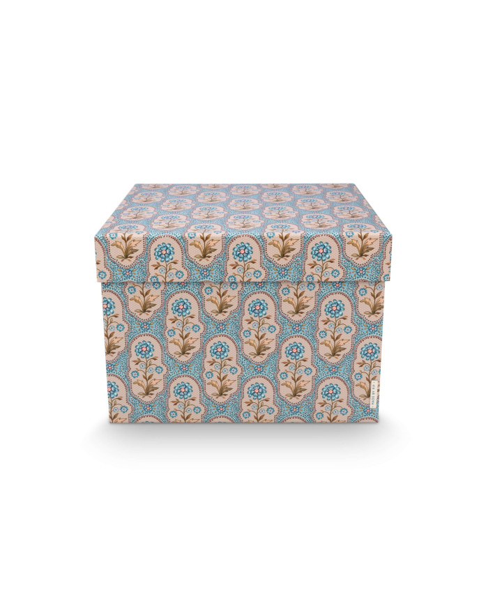 Box Square Blooming Tales Blue-Khaki set 2 Pip Studio