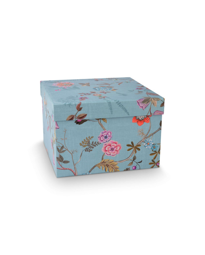 Box Square Blooming Tales Blue-Khaki set 2 Pip Studio