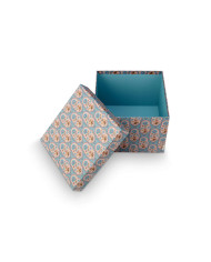 Box Square Blooming Tales Blue-Khaki set 2 Pip Studio