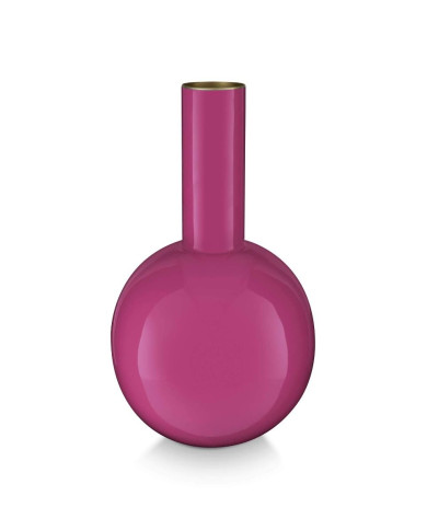 Vase Metal Small Bright Pink 26cm Pip Studio