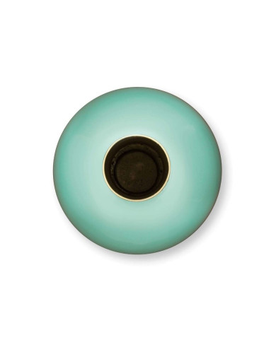 Vase Metal Medium Blue 33cm Pip Studio