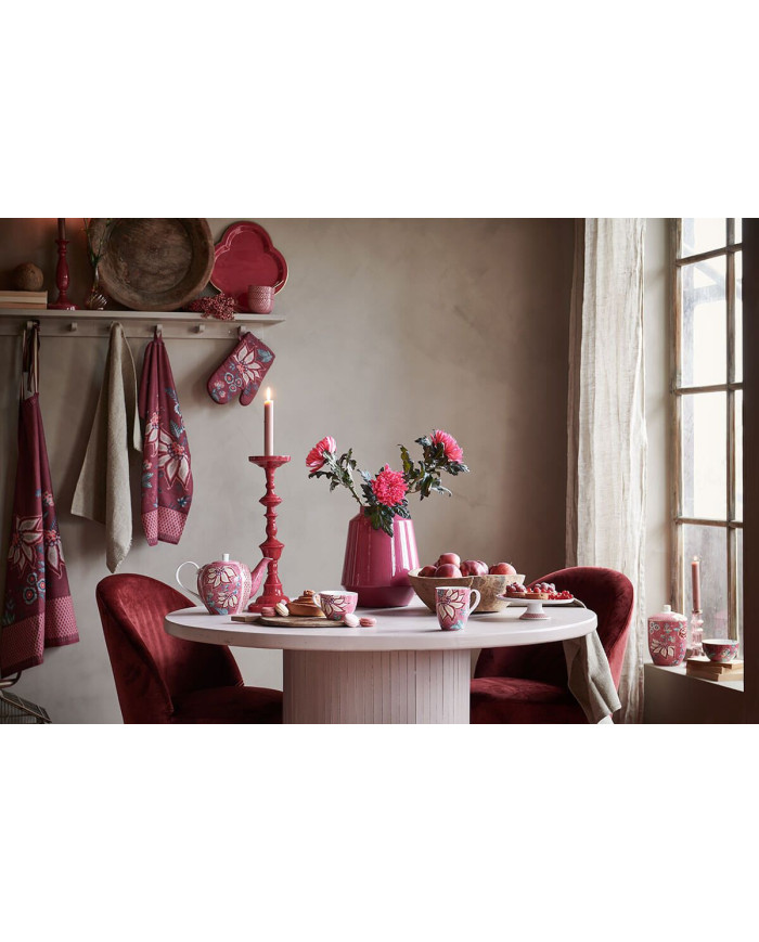 Πετσέτα κουζίνας Flower Festival Dark Pink PIP STUDIO