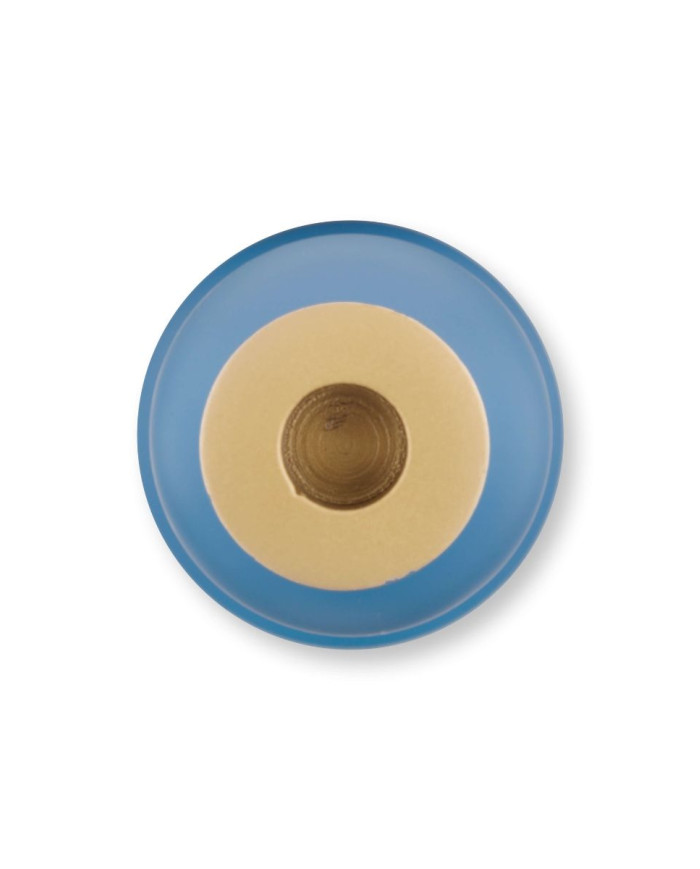 Candle Holder Metal Sphere Matt Light Blue PIP STUDIO