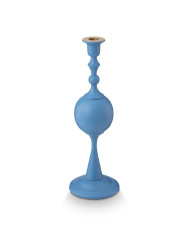 Candle Holder Metal Sphere Matt Light Blue PIP STUDIO