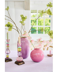 Candle Holder Glass Beads Lilac PIP STUDIO