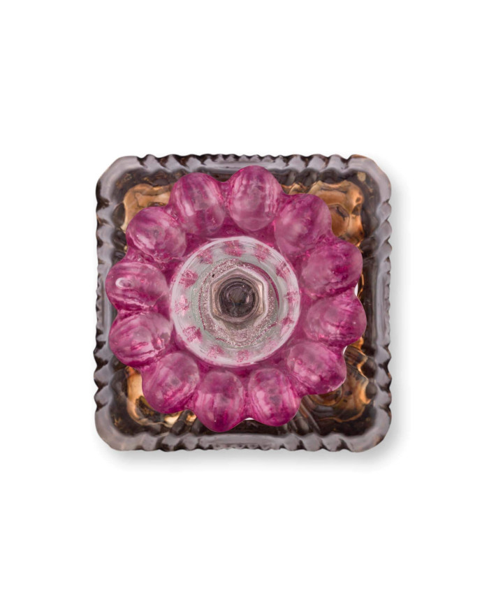 Candle Holder Glass Beads Lilac PIP STUDIO
