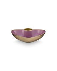 Candle Holders Metal Heart Lilac set/2 PIP STUDIO
