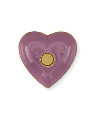 Candle Holders Metal Heart Lilac set/2 PIP STUDIO