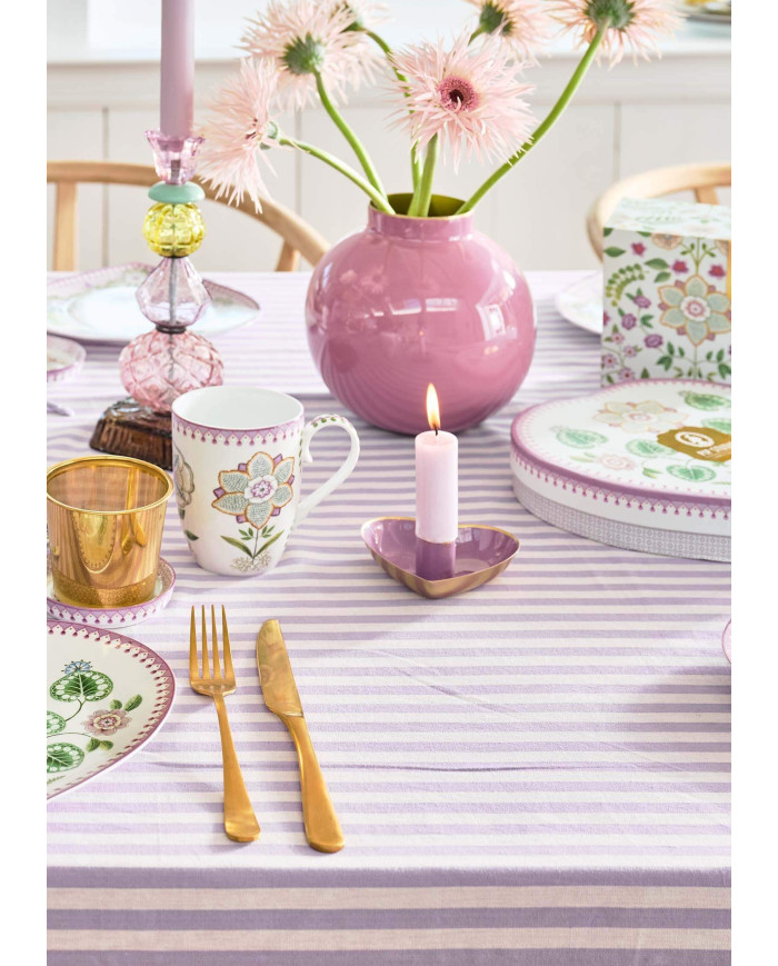 Candle Holders Metal Heart Lilac set/2 PIP STUDIO