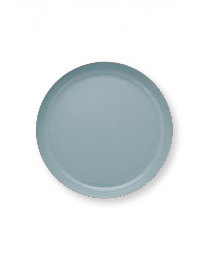 Tray Enamelled Blue 40cm PIP STUDIO