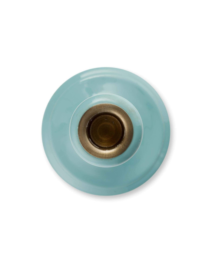Candle Holder Wood Blue PIP STUDIO
