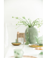 Vase Metal Green 32cm PIP STUDIO