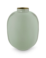 Vase Metal Green 32cm PIP STUDIO