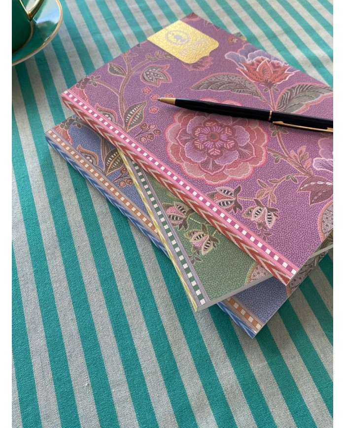 Notebook A5 Ruled Matata, pink, blue or green Pip Studio