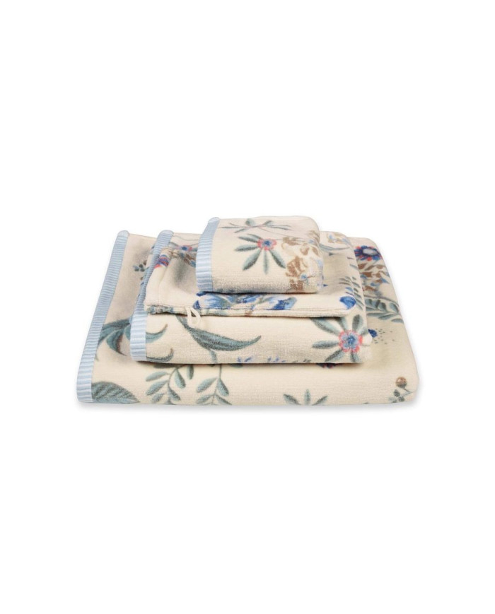 Πετσέτα χειρός Secret Garden White/Blue PIP STUDIO