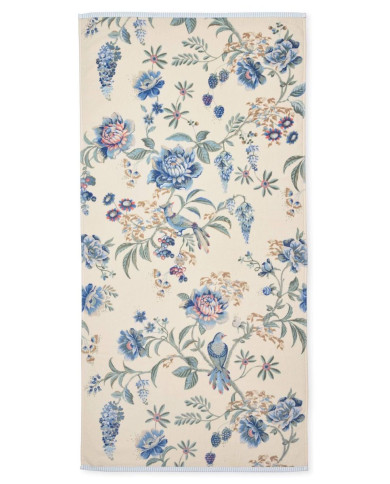 Πετσέτα σώματος Secret Garden White/Blue PIP STUDIO