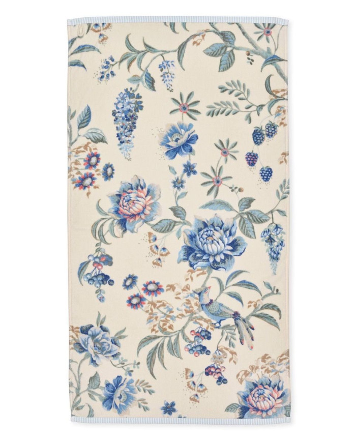 Πετσέτα προσώπου Secret Garden White/Blue PIP STUDIO