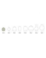 Vase Metal Dots White Gold PIP STUDIO