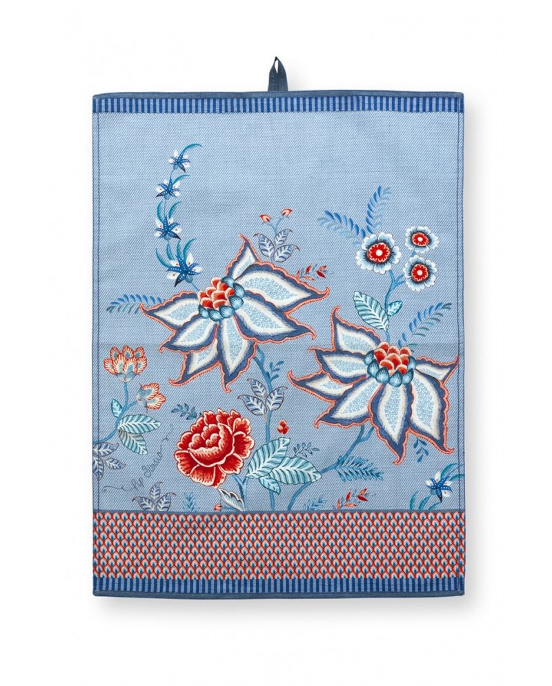 Πετσέτα κουζίνας Flower Festival  Blue PIP STUDIO