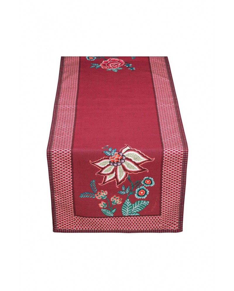 Flower Festival Table Runner Dark Pink PIP STUDIO