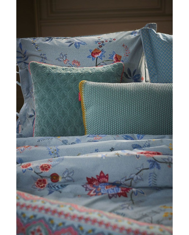 Cushion Velvet Quilty Dreams Khaki PIP STUDIO