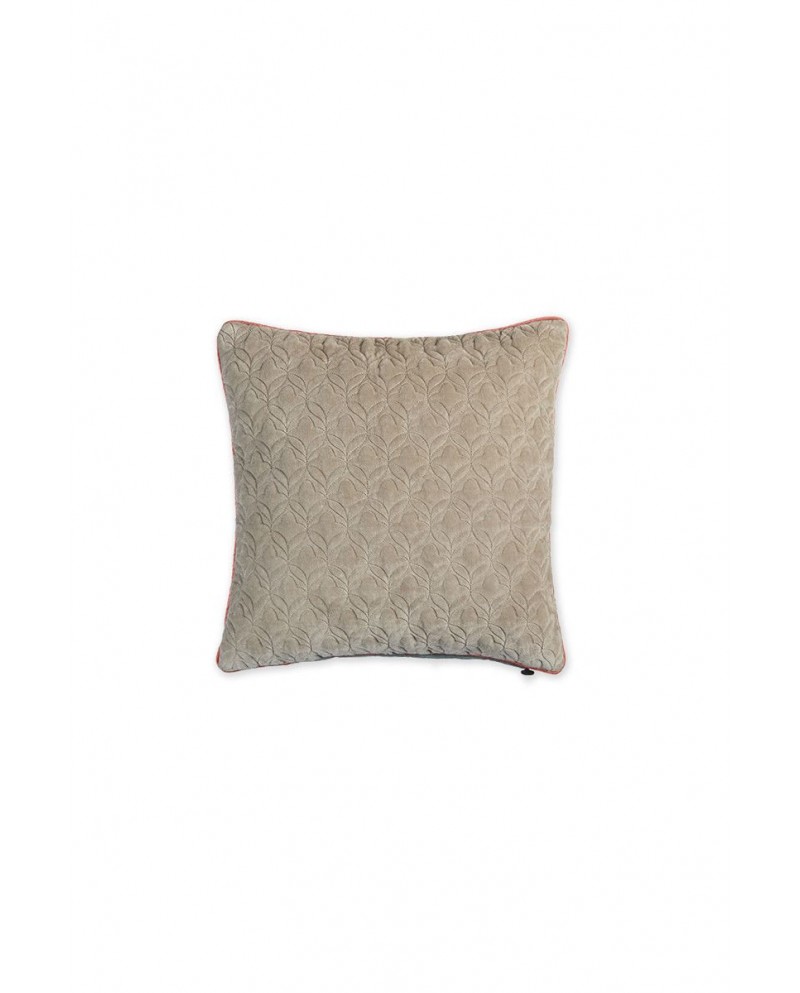 Cushion Velvet Quilty Dreams Khaki PIP STUDIO