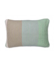 Cushion Blockstripe Light Green PIP STUDIO