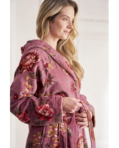 Bathrobe Secret Garden Mauve PIP STUDIO