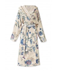 Bathrobe Secret Garden White/Blue PIP STUDIO