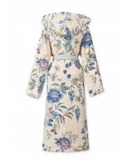 Bathrobe Secret Garden White/Blue PIP STUDIO