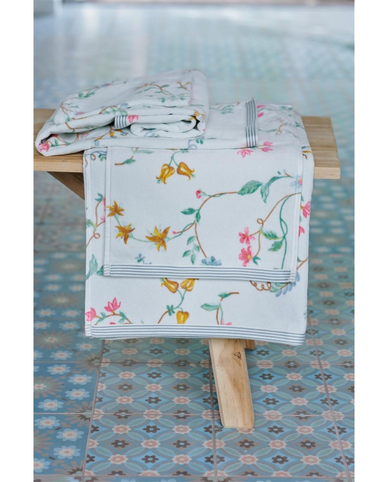 Πετσέτα σώματος  Les Fleurs White PIP STUDIO