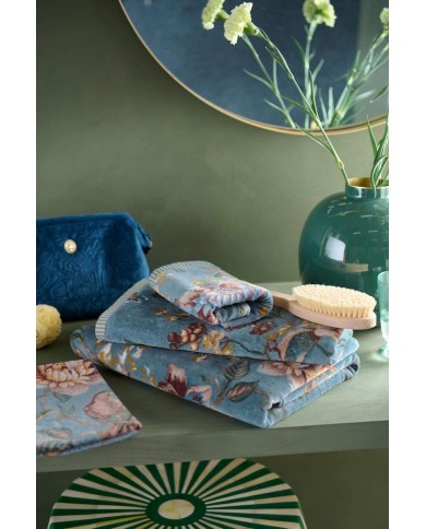 Πετσέτα προσώπου Secret Garden Blue PIP STUDIO
