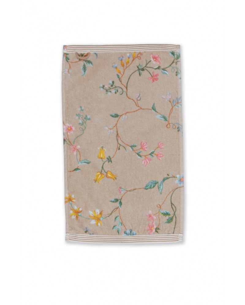 Πετσέτα Χειρός Les Fleurs Khaki PIP STUDIO
