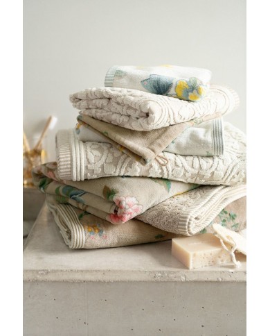 Πετσέτα σώματος Les Fleurs Khaki PIP STUDIO