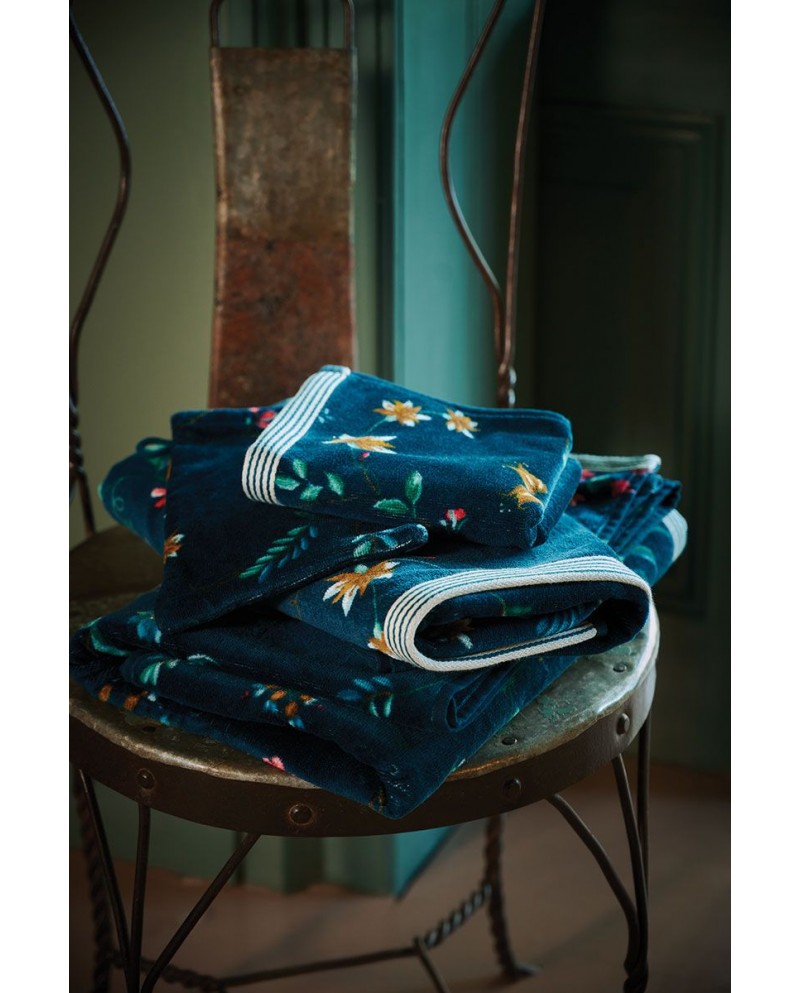 Πετσέτα χειρός Les Fleurs Dark Blue PIP STUDIO